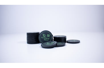 Image of Firebird Targets 65 BIO Biodegradable Instant Hit Recognition Flare Target, Black/Green, 65mm, 65BIO
