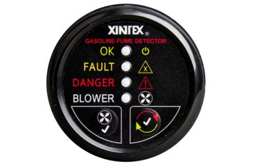 Image of Fireboy-Xintex Gasoline Fume Detector &amp; Blower Control w/Plastic Sensor - Black Bezel Display 63865