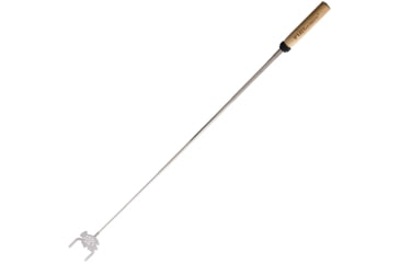 Image of Firebuggz Reach N Roll Spinning Roaster w/ Fish-Shaped Head, Wooden Handle, FB03-0006F