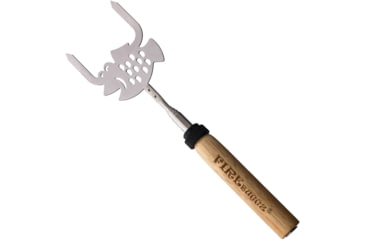 Image of Firebuggz Reach N Roll Spinning Roaster w/ Fish-Shaped Head, Wooden Handle, FB03-0006F