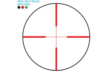 Image of Firefield Agility 4x32mm IR Rifle Scope,Green/Red Illuminated Reticle FF13048