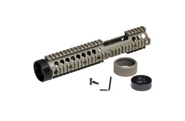 Image of Firefield Carbine 12.25 Inch Floating Quad Rail with Cutout Dark Earth FF34006DE