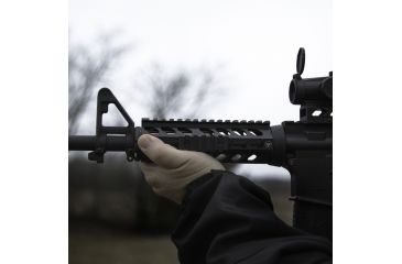 Image of Firefield Edge Carbine Length 2-Piece Keymod Rail System, 6.625 inch, Black FF34053