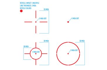 Image of Firefield Impact Reflex Red Dot Sight, Black, FF26022