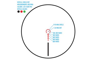 Image of Firefield RapidStrike 1-6x24 SFP Rifle Scope, Black, FF13070K
