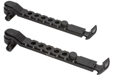 Image of Firefield Scarab Two-Piece Bipod, KeyMod, 9-12in, Two-Piece, Black, FF34025KMD