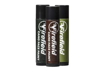 Image of Firefield Woodland Camo Facepaint 3 Tube Pack FF49000