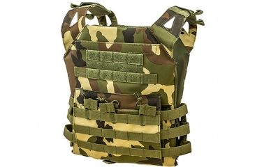Image of Firepower PC Plate Carrier Vest, Woodland, Large, 99261