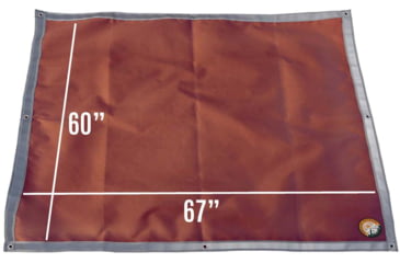 Image of Fireside Outdoor Ember Mat, 68in x 60in, CDEM72