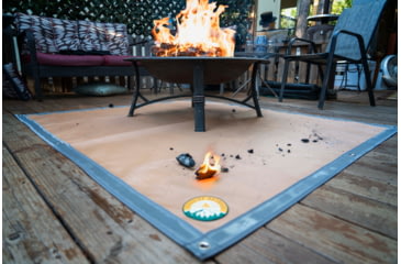 Image of Fireside Outdoor Ember Mat, 68in x 60in, CDEM72