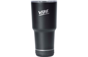 Image of Fireside Outdoor Vibe Tumbler with/ Water-Resistant Bluetooth Speaker, Black, 28oz, VIBE-28-BLK