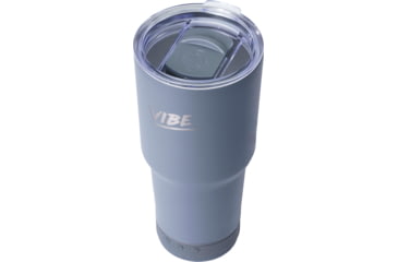 Image of Fireside Outdoor Vibe Tumbler with/ Water-Resistant Bluetooth Speaker, Grey, 28oz, VIBE-28-GRY