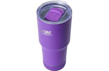 Image of Fireside Outdoor Vibe Tumbler with/ Water-Resistant Bluetooth Speaker, Purple, 28oz, VIBE-28-PUR