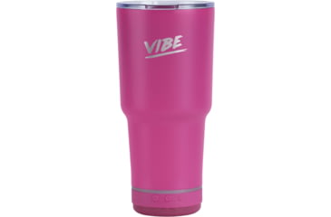 Image of Fireside Outdoor Vibe Tumbler with/ Water-Resistant Bluetooth Speaker, Rosa, 28oz, VIBE-28-ROSA