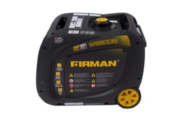 Image of Firman Power and Equipment 3300/3000 Watt Gas Recoil Start RV Ready Inverter Generator with USB, cETL, CARB, Yellow FGW03081