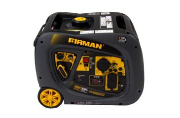 Image of Firman Power and Equipment 3300/3000 Watt Gas Recoil Start RV Ready Inverter Generator with USB, cETL, CARB, Yellow FGW03081