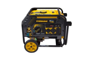 Image of Firman Power and Equipment 4550/3650 Watt, Dual Fuel Hybrid Series Generator w/Recoil Start, Extended Run Time, Black H03652