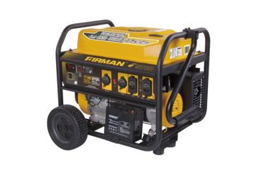 Image of Firman Power and Equipment 7125/5700 Watt 120/240 V Gas Remote Start Generator, cETL, Yellow FGP05703
