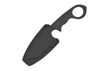 Image of First Edge HR-1 Kit Tanto Serrated Edge Fixed Blade Knife, Blue Trainer, Sheath, Black, 4881