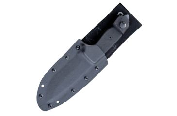 Image of First Edge Survival Fixed Blade Knife Fine Edge, Elmax Bead Blast Blade, Coarse Black 5050-BBB