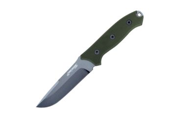 Image of First Edge Thruster Field Fixed Blade Knife Fine Edge, Elmax Bead Blast Blade, Coarse Green, 15150-BBG