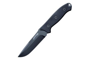 Image of First Edge Thruster Field Fixed Blade Knife Fine Edge, Elmax Black Oxide Blade, Coarse Black, 15150-BLB