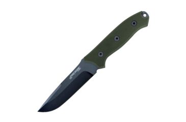 Image of First Edge Thruster Field Fixed Blade Knife Fine Edge, Elmax Black Oxide Blade, Coarse Green, 15150-BLG