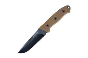 Image of First Edge Thruster Field Fixed Blade Knife Fine Edge, Elmax Black Oxide Blade, Coarse Tan, 15150-BLT