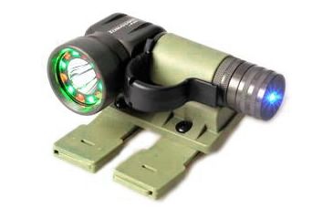 Image of First Light Tomahawk NV Blue TTL with Foliage Green Mount