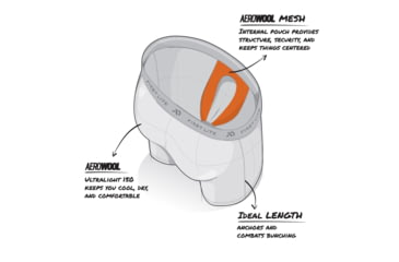 Image of First Lite Wick Game Bag Brief - Mens