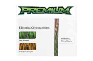 Image of First String Premium String Set Mission Ballistic, Green/Brown, 1503158