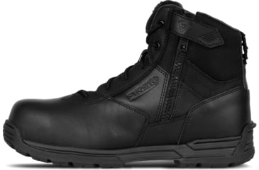 Image of First Tactical 6in Safety Toe Side-Zip Duty Boots - Mens, Black, 10.5 US/Regular, 165924-019-10.5-R