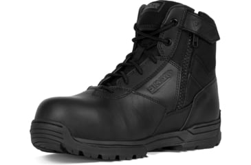 Image of First Tactical 6in Safety Toe Side-Zip Duty Boots - Mens, Black, 10.5 US/Regular, 165924-019-10.5-R