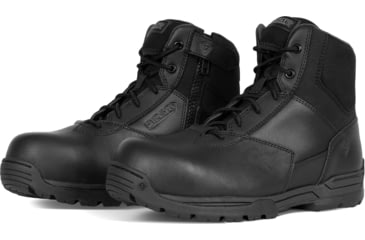 Image of First Tactical 6in Safety Toe Side-Zip Duty Boots - Mens, Black, 10.5 US/Regular, 165924-019-10.5-R