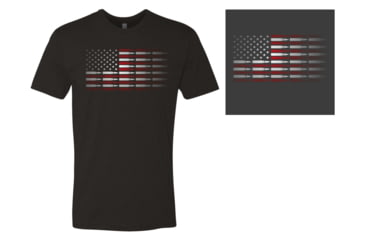 Image of First Tactical Ammo Flag T-Shirt - Men's, 2XL, Charcoal, 112531-017-XXL