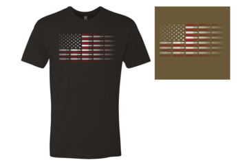 Image of First Tactical Ammo Flag T-Shirt - Men's, 2XL, Military Green, 112531-474-XXL