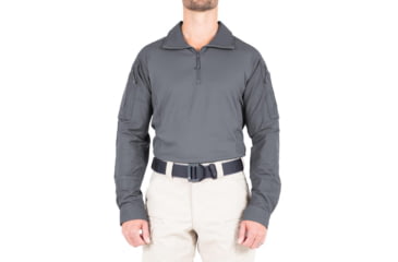 Image of First Tactical Defender Shirt - Mens, Wolf Grey, Extra Large, R, 111004-036-XL-R