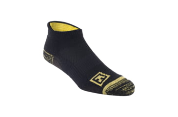 Image of First Tactical Low Cut Cotton Duty Socks, 3 Pack, Black, Large/Extra Large, 160007-019-L/XL