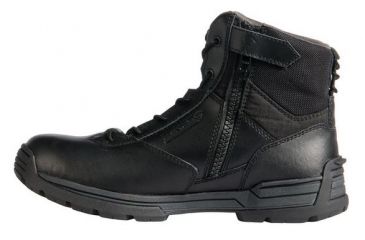 Image of First Tactical Mens 6in S-Zip Dty Boot, Black, 12 Wide 165001-019-12-W
