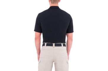 Image of First Tactical Mens Cotton S/S Polo, Black, 4XL Regular 112505-019-4XL-R