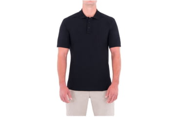 Image of First Tactical Mens Cotton S/S Polo, Black, 4XL Regular 112505-019-4XL-R
