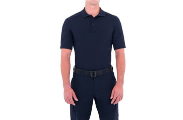 Image of First Tactical Mens Cotton S/S Polo, Midnight Navy, 4XL Regular 112505-729-4XL-R