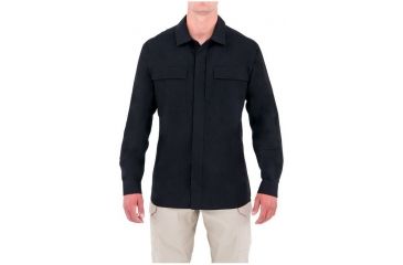 Image of First Tactical Mens Tactix L/S Bdu Shirt, Black, 4XL Regular 111001-019-4XL-R