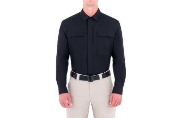 Image of First Tactical Mens Tactix L/S Bdu Shirt, Black, 4XL Regular 111001-019-4XL-R