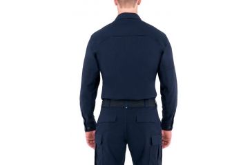 Image of First Tactical Mens Tactix L/S Bdu Shirt, Midnight Navy, 4XL Regular 111001-729-4XL-R