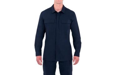 Image of First Tactical Mens Tactix L/S Bdu Shirt, Midnight Navy, 4XL Regular 111001-729-4XL-R
