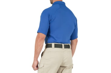 Image of First Tactical Performance Short Sleeve Polo - Mens, Academy Blue, Tall/Large, 112509-691-L-T