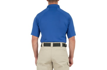 Image of First Tactical Performance Short Sleeve Polo - Mens, Academy Blue, Tall/Large, 112509-691-L-T