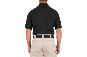 Image of First Tactical Performance Short Sleeve Polo - Mens, Black, Tall/2XL, 112509-019-XXL-T