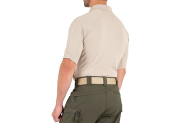 Image of First Tactical Performance Short Sleeve Polo - Men's, Tall, Khaki, 2XL, 112509-055-XXL-T